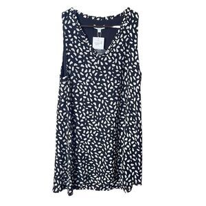 NWT Mittoshop size L flowy chiffon tank dress.